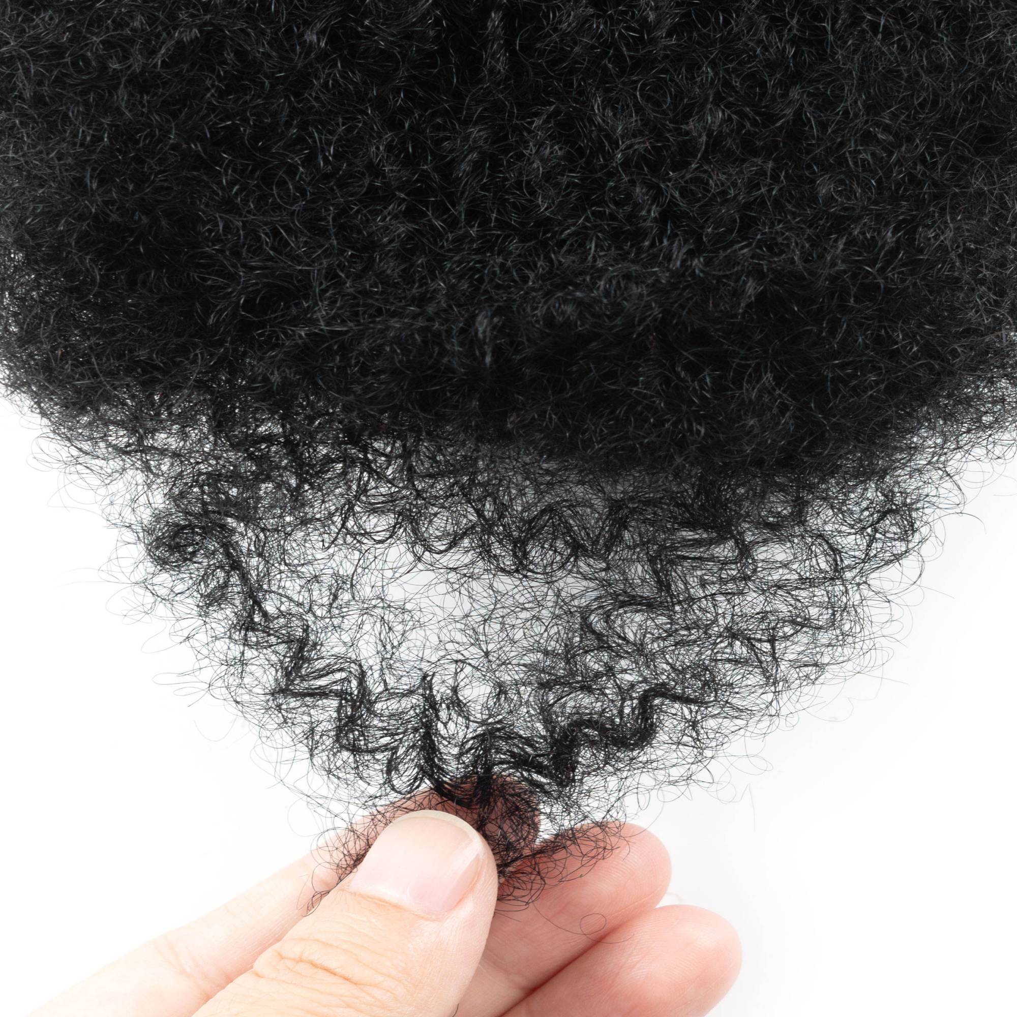 100% real hair African curls in bulk, used for braid lengthening, repairing, making braids and braiding — photo 6