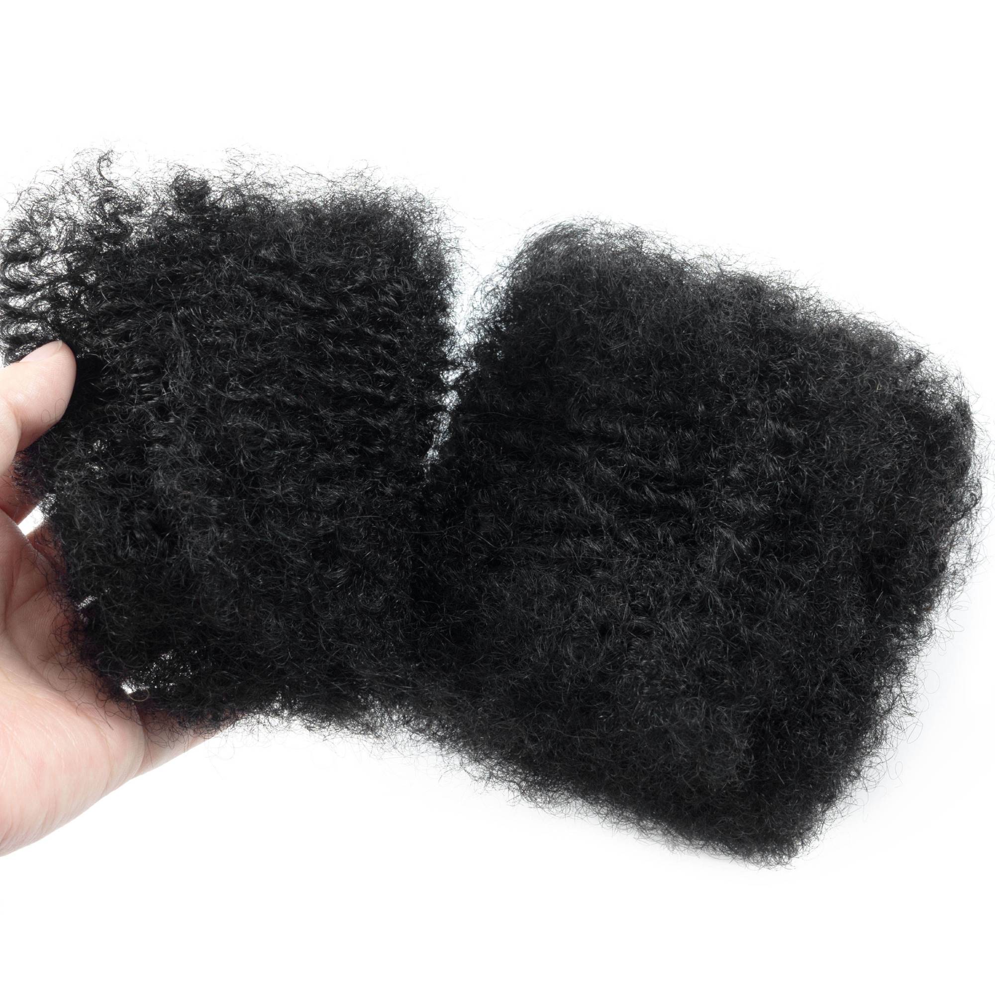 100% real hair African curls in bulk, used for braid lengthening, repairing, making braids and braiding — photo 7