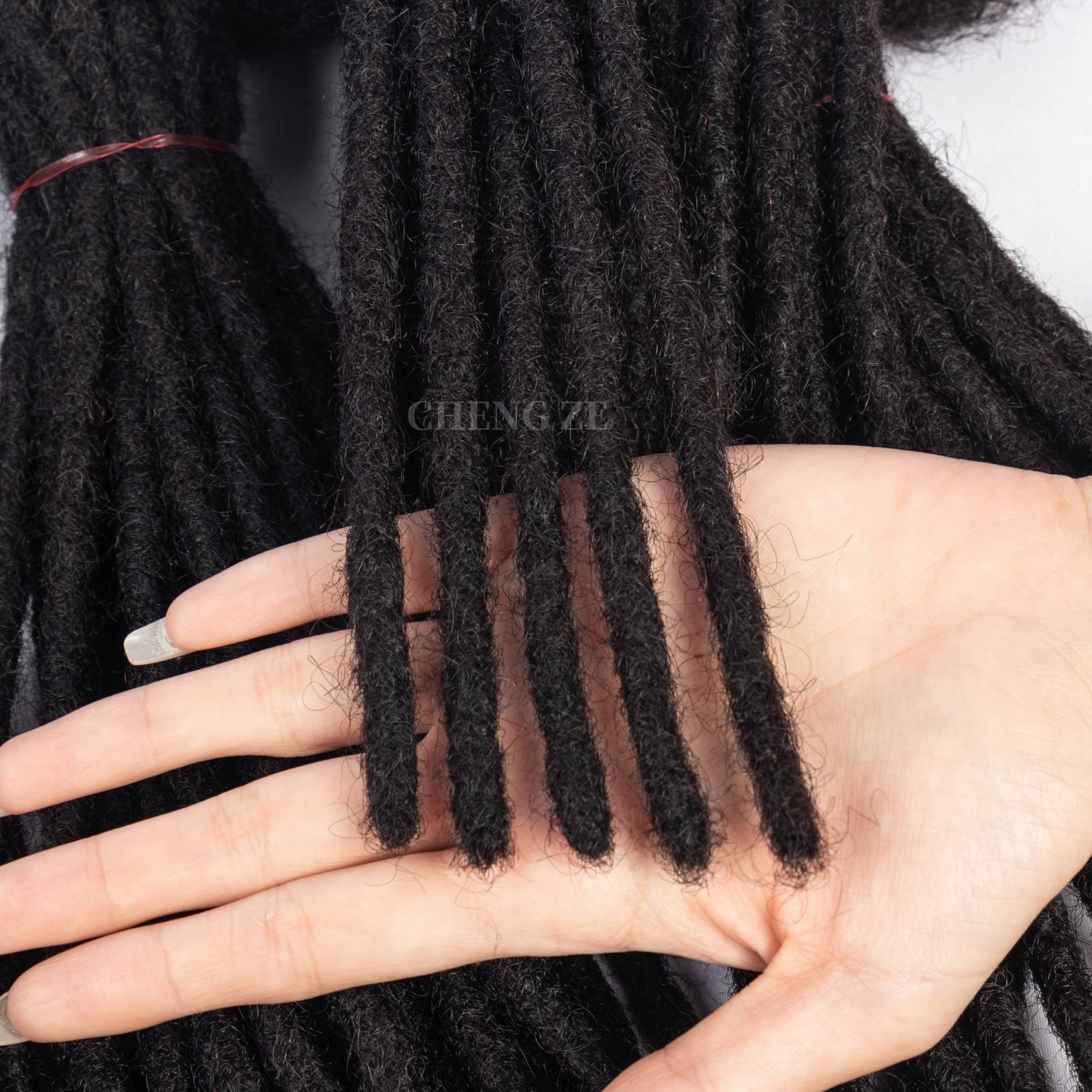 Dreadlock Hair Extension Braids Hair Extensions Hand Crochet Braided Hair Live Braids Unisex — photo 8