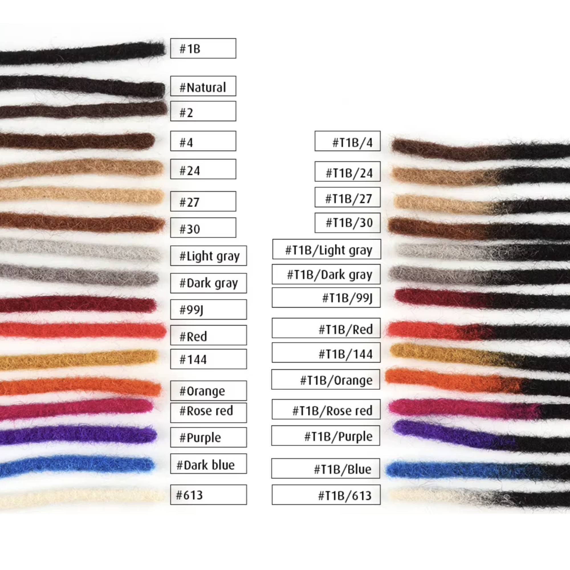 Dreadlock Hair Extension Braids Hair Extensions Hand Crochet Braided Hair Live Braids Unisex — photo 2