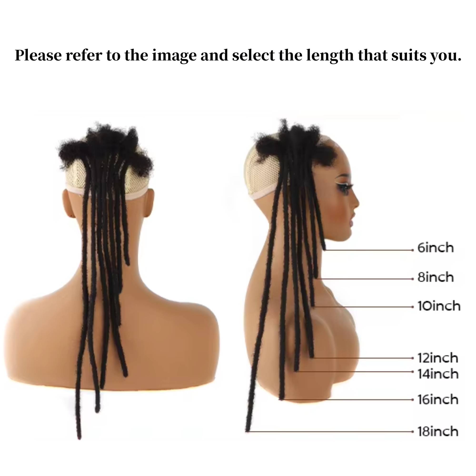 Dreadlock Hair Extension Braids Hair Extensions Hand Crochet Braided Hair Live Braids Unisex — photo 6