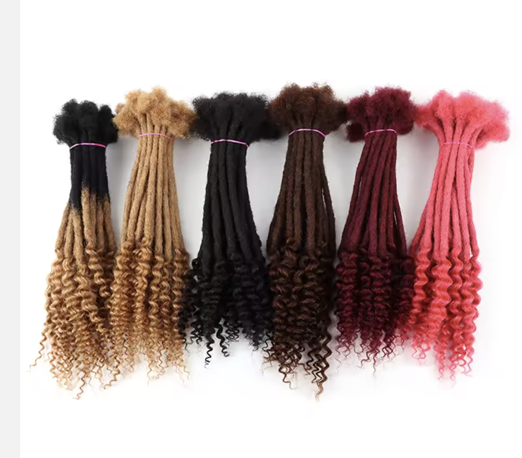 Dreadlocks with curly end — photo 2
