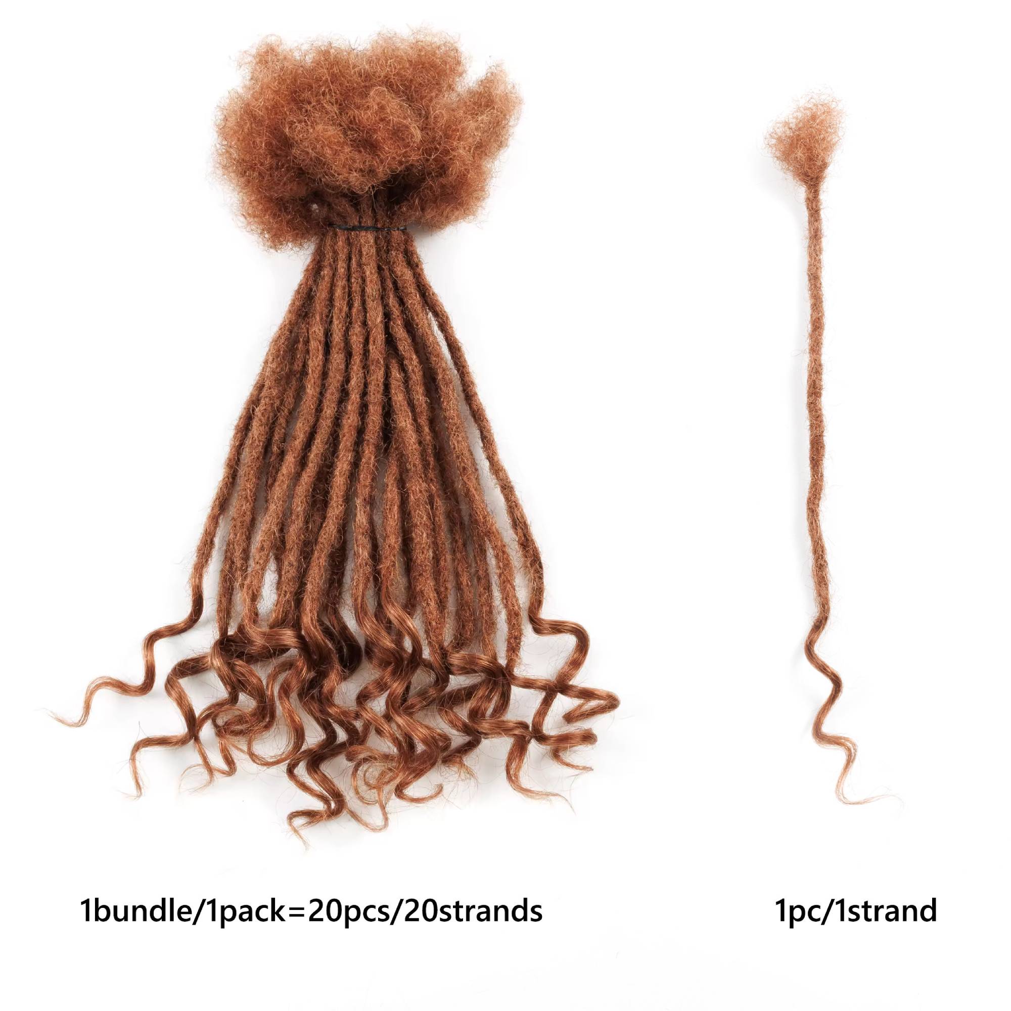 Dreadlocks with curly end — photo 5