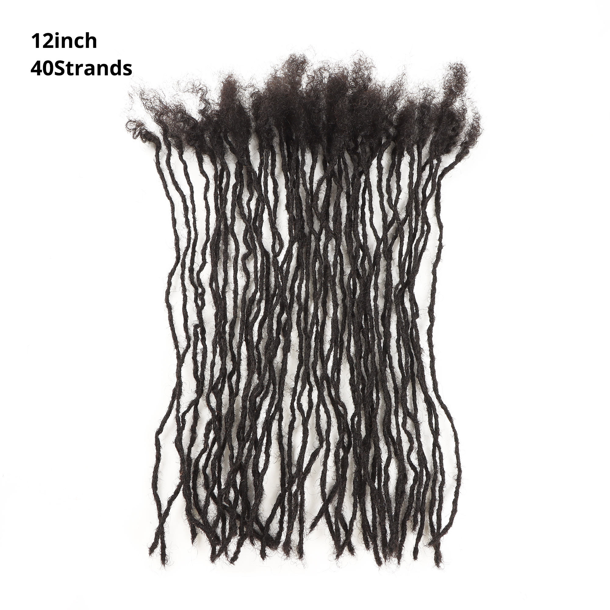 Micro-braid hair extensions, loc extensions, hand-woven braids made from real human hair, natural locks. — photo 4