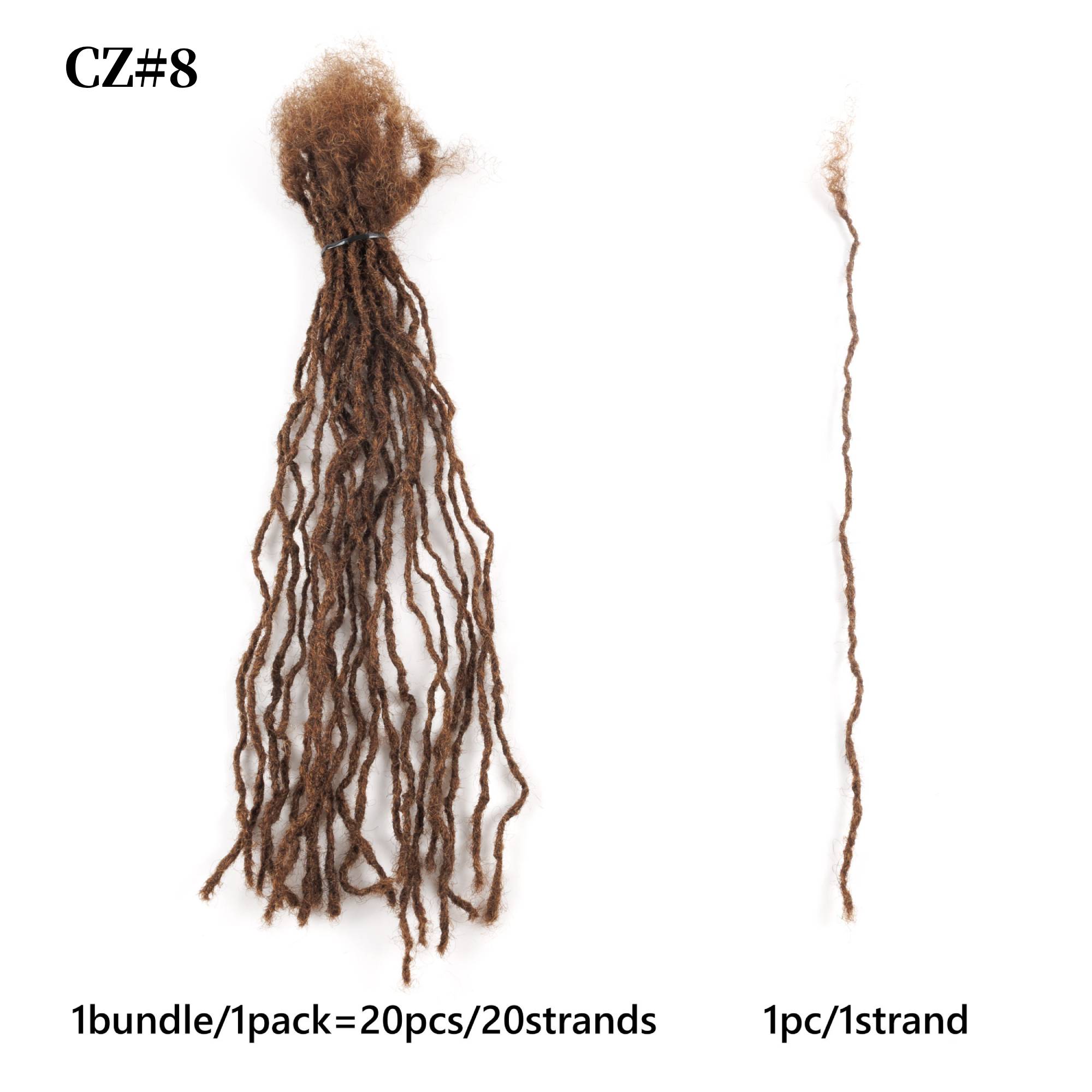 Micro-braid hair extensions, loc extensions, hand-woven braids made from real human hair, natural locks. — photo 7