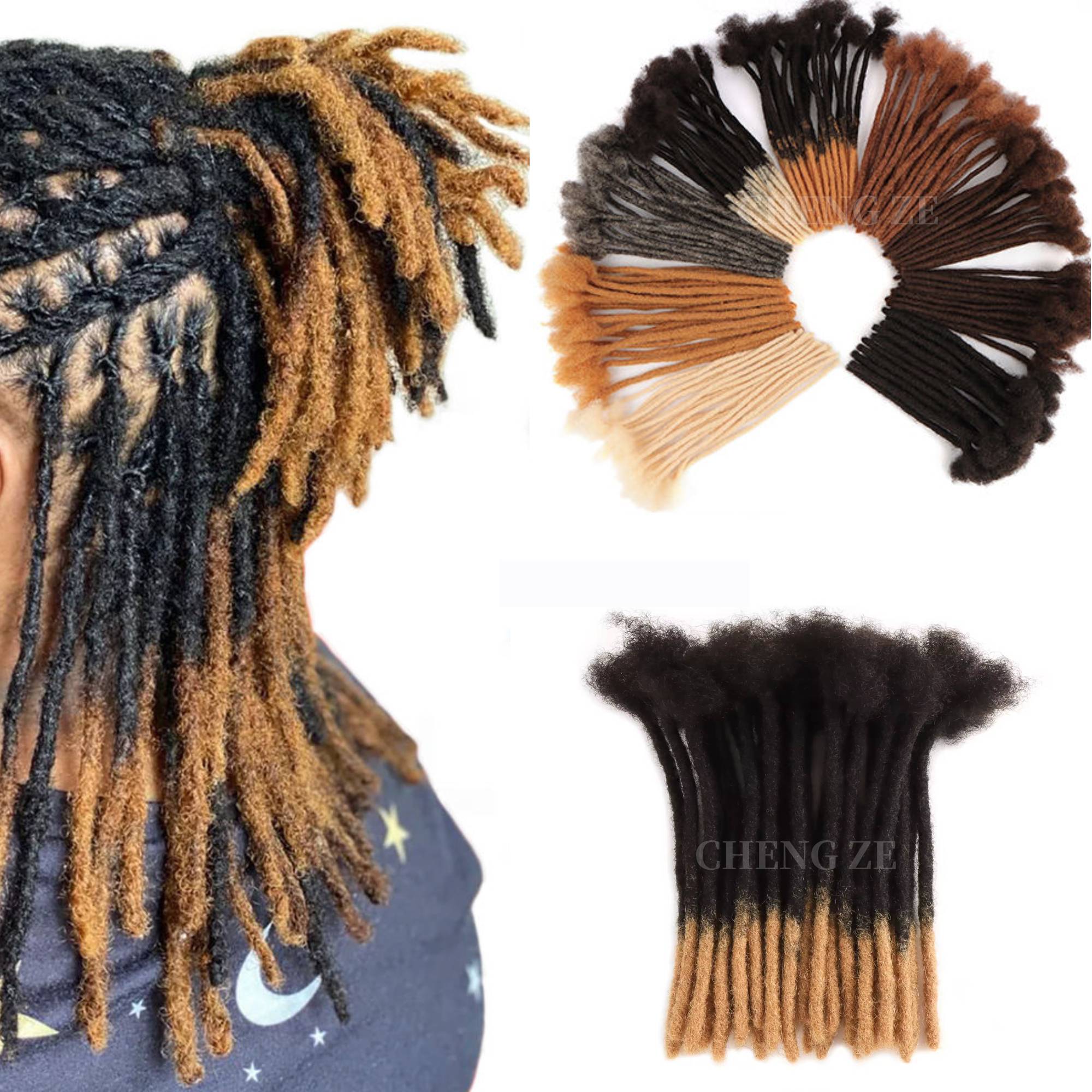 8-24 inch gradient crochet hair, hair extension available Loc extension — product photo