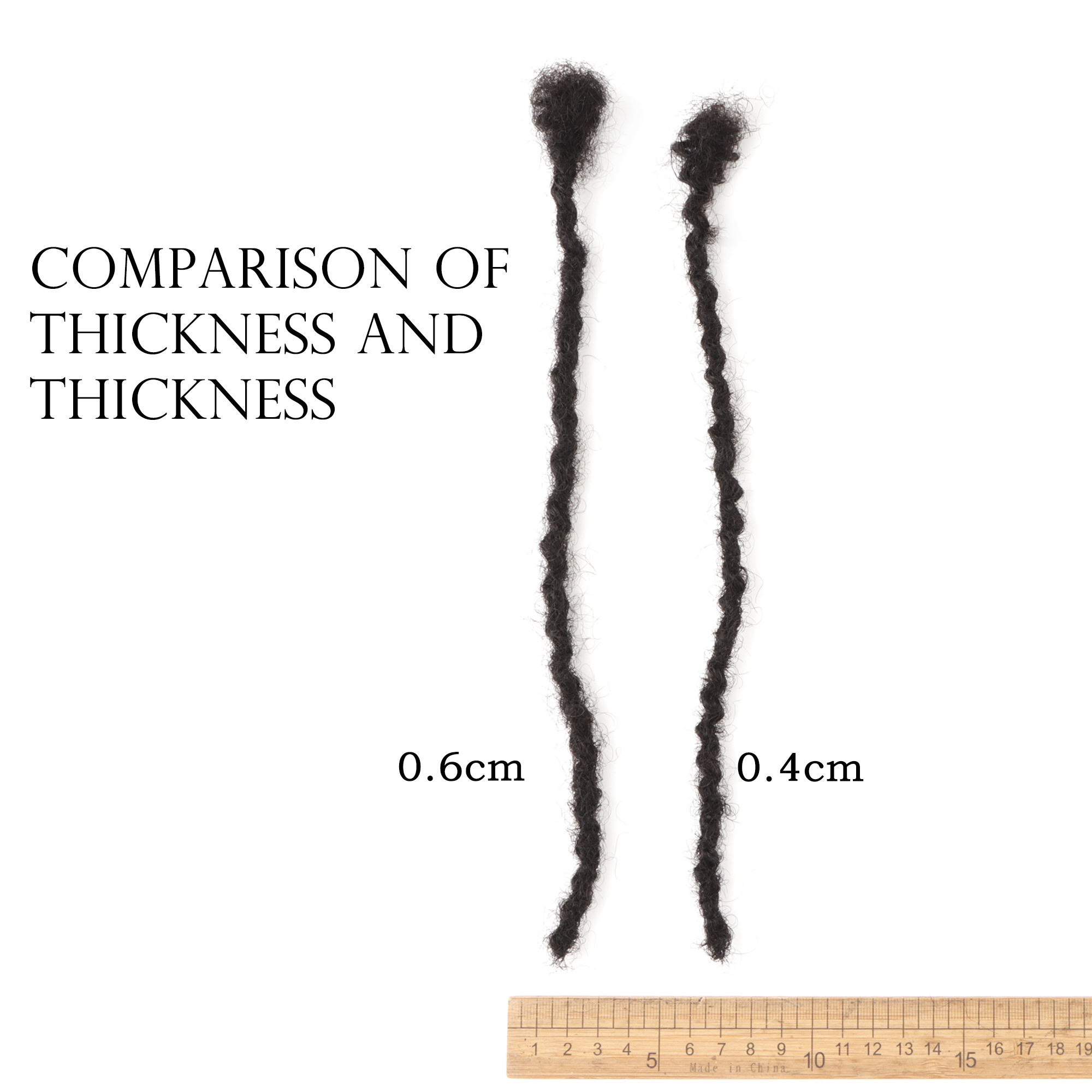 New locs100% Real Human Hair Handmade Human Hair Braid Extension — photo 2