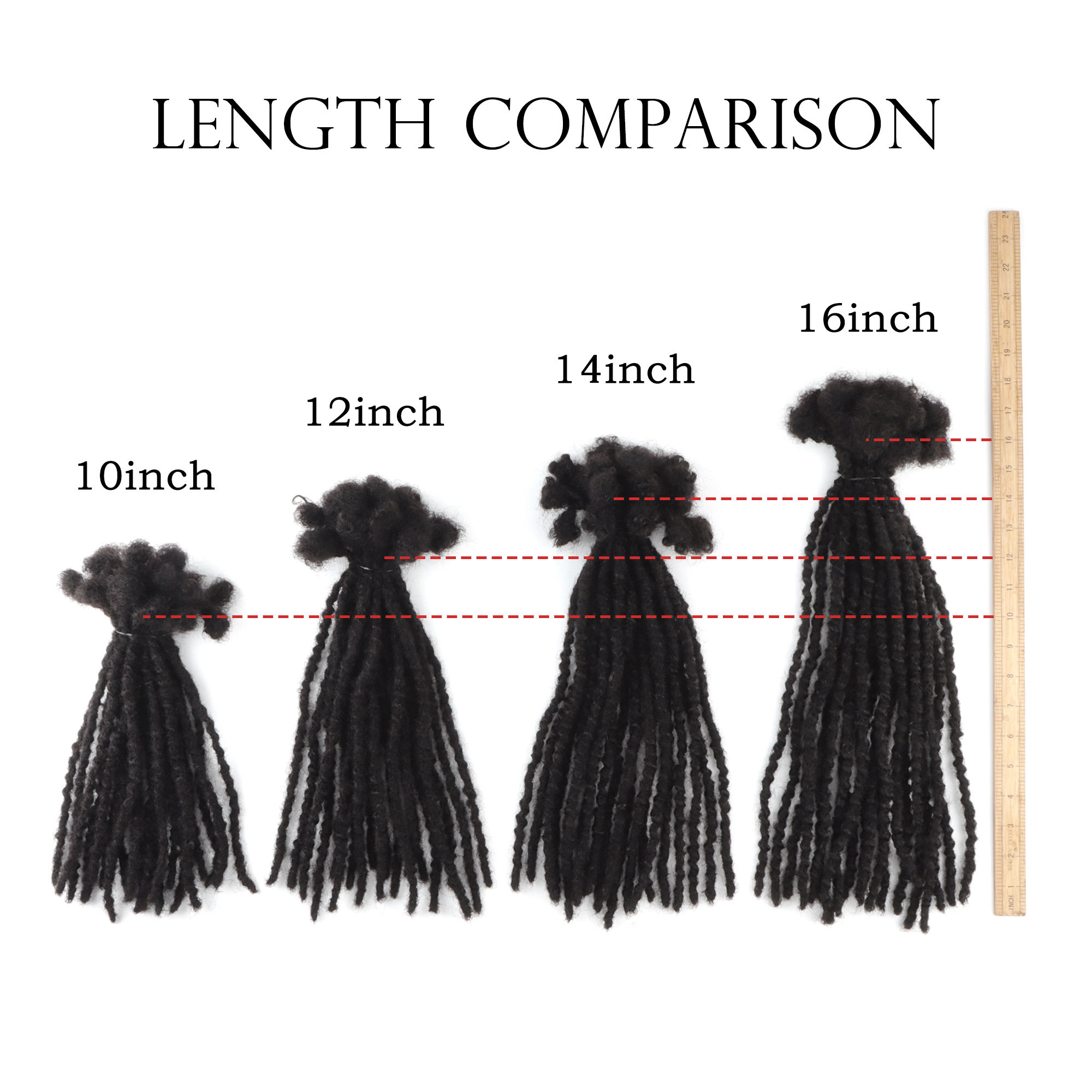 New locs100% Real Human Hair Handmade Human Hair Braid Extension — photo 3
