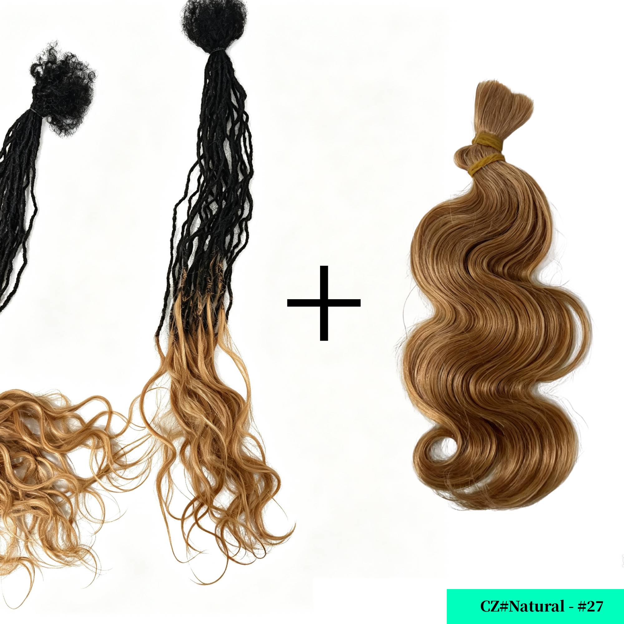 Factory Price Locks Naturels Dreadlocks Human Hair Locs Naturels Hair Interlocs Extensions with Curly End — photo 2