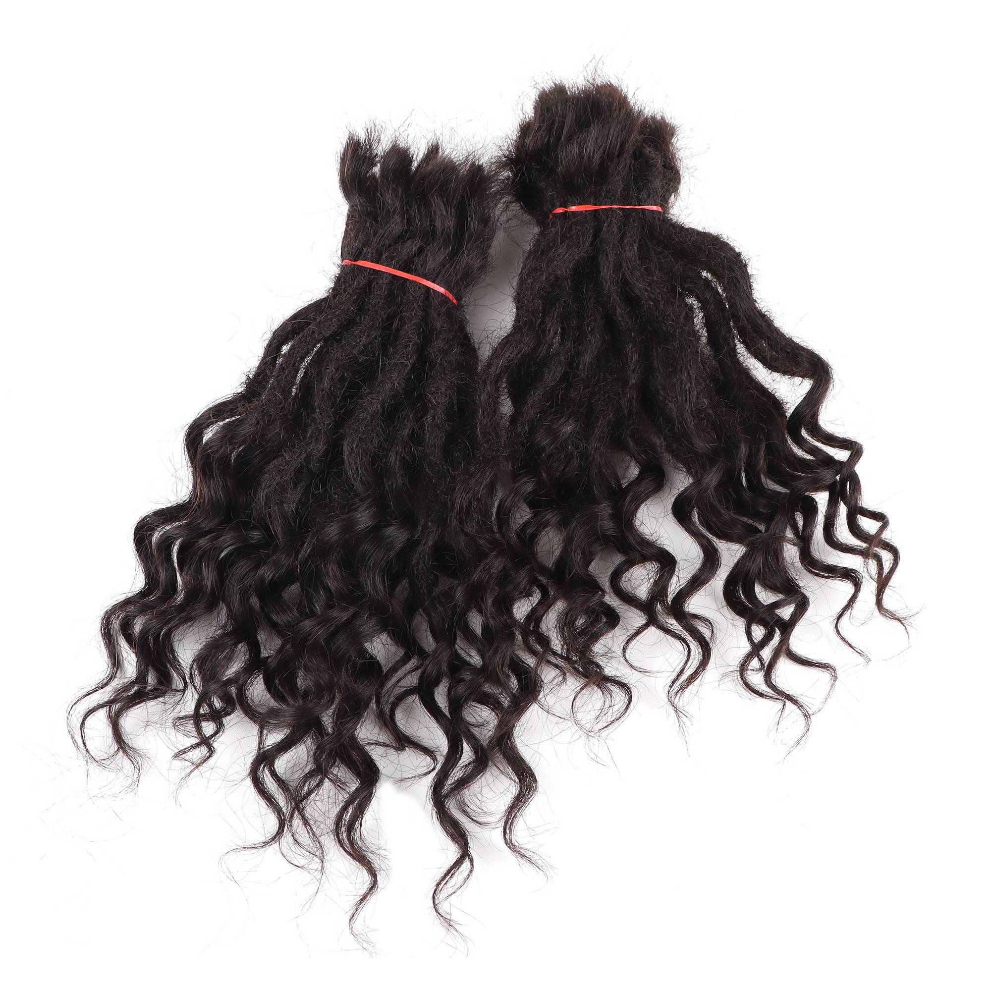 100% handcrafted African quirky human hair Locs deep goddess braid extension braid — product photo