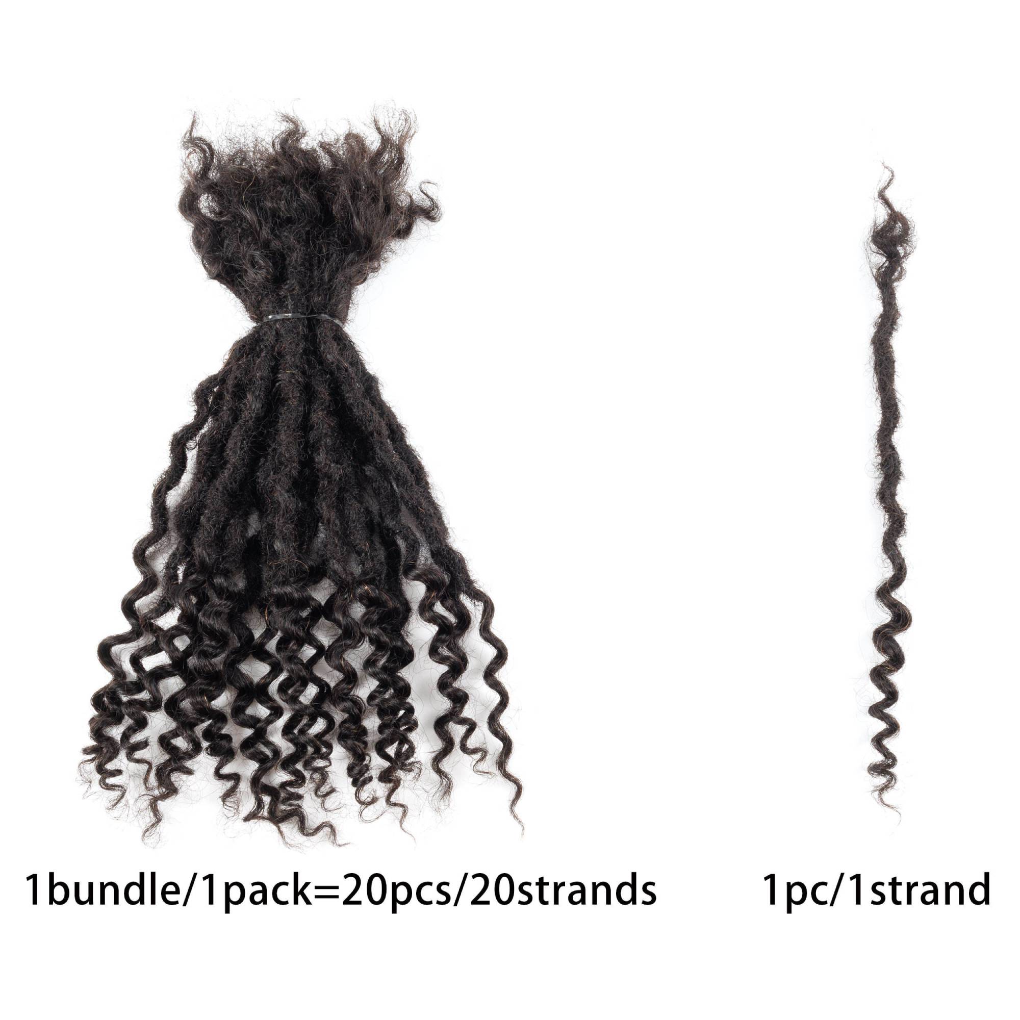 100% handcrafted African quirky human hair Locs deep goddess braid extension braid — photo 4